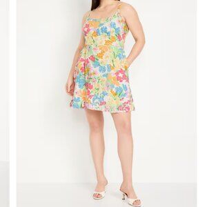 NWT Fit & Flare Cami Mini Dress